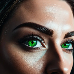 girl green eyes