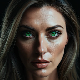 girl green eyes