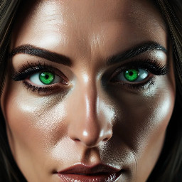 girl green eyes