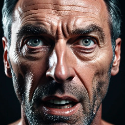 student looking surprised, realistic facial expression
