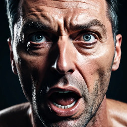 student looking surprised, realistic facial expression